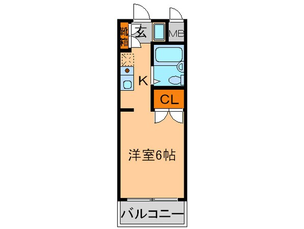 リバ－サイド千里の物件間取画像